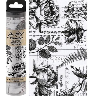 Idea-ology Tim Holtz Collage Paper - Botanical